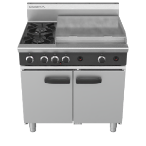 Cobra CR9B - 900mm Two Burner / Griddle Gas Range Static Oven