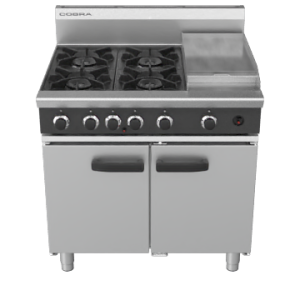 Cobra CR9C - 900mm Four Burner / Griddle Gas Range Static Oven