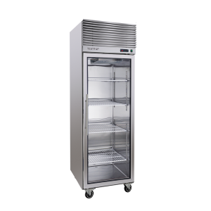 BESTTOP Single Glass Door Upright Fridge