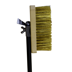 Brass Bristle Brush with Aluminium Handle