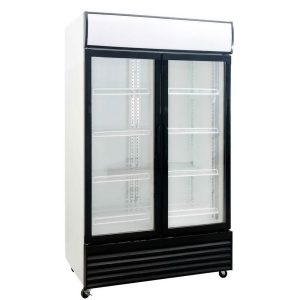 Double Door Display Fridge