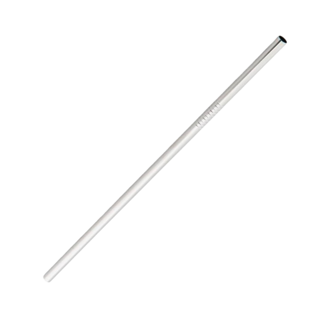 Reusable Stainless Steel Straws 15x6mm Pack of 12