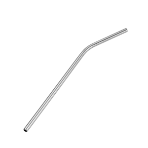 Reusable Bent Stainless Steel Straw  15x8mm Pack of 12