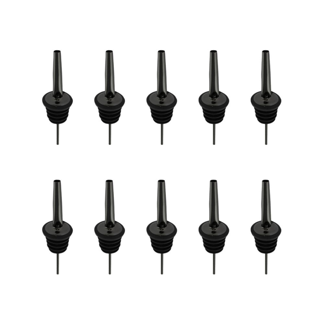 Pourers Black Pack of 10