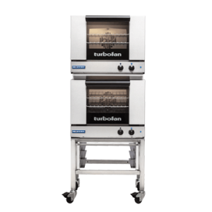Turbofan E22M3/2 - Half Size Tray Manual Electric Convection Ovens Double Stacked