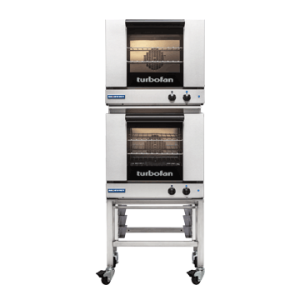Turbofan E23M3/2 - Half Size Tray Manual Electric Convection Ovens Double Stacked