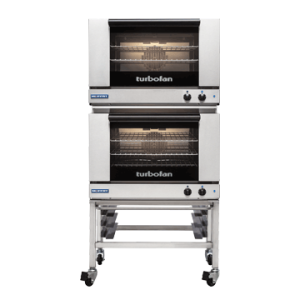 Turbofan E27M3/2 - Full Size Tray Manual Electric Convection Ovens Double Stacked
