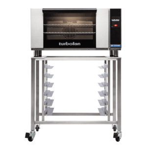 Turbofan E27T3 - Full Size Electric Convection Oven Touch Screen Control on a Stainless Steel Stand