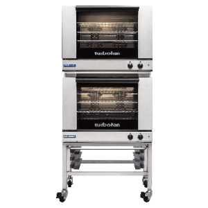 Turbofan E28M4/2 - Full Size Tray Manual Electric Convection Ovens Double Stacked