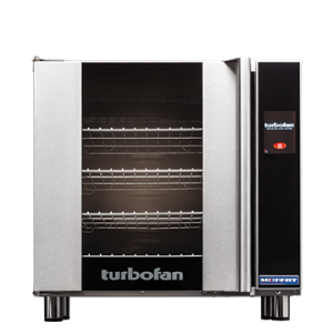Turbofan E32T4 - Full Size Electric Convection Oven Touch Screen Control on a Stainless Steel Stand