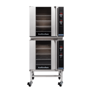 Turbofan E32D4/2 - Full Size Tray Digital Electric Convection Ovens Double Stacked