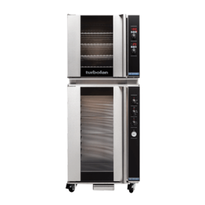 Turbofan E32D4/P12M - Full Size Tray Digital Electric Convection on a 12 Tray Manual Electric Prover / Holding Cabinet