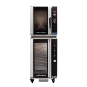 Turbofan E33D5/P10M - Half Size Tray Manual Electric Prover And Holding Cabinet on a Half Size Digital Electric Convection Oven
