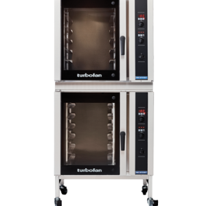 Turbofan E35D6-30/2 - Full Size Digital / Electric Convection Ovens with Adjustable Feet Base Stand Double Stacked