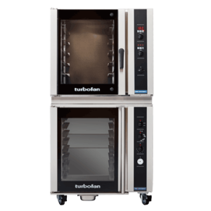 Turbofan E35D6-30 and P85M8 - Full Size Digital / Electric Convection Oven on an 8 Tray Manual / Prover/ Holding Cabinet