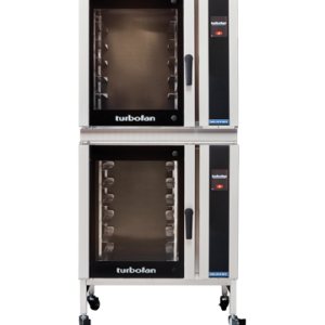 Turbofan E35T6-30/2 - Full Size Electric Convection Oven Touch Screen Control with Adjustable Feet Base Stand Double Stacked