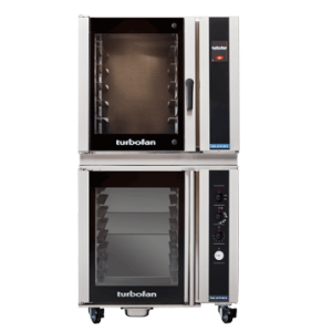 Turbofan E35T6-30 and P85M8 - Full Size Electric Convection Oven Touch Screen Control on an 8 Tray Manual / Electric Prover / Holding Cabinet