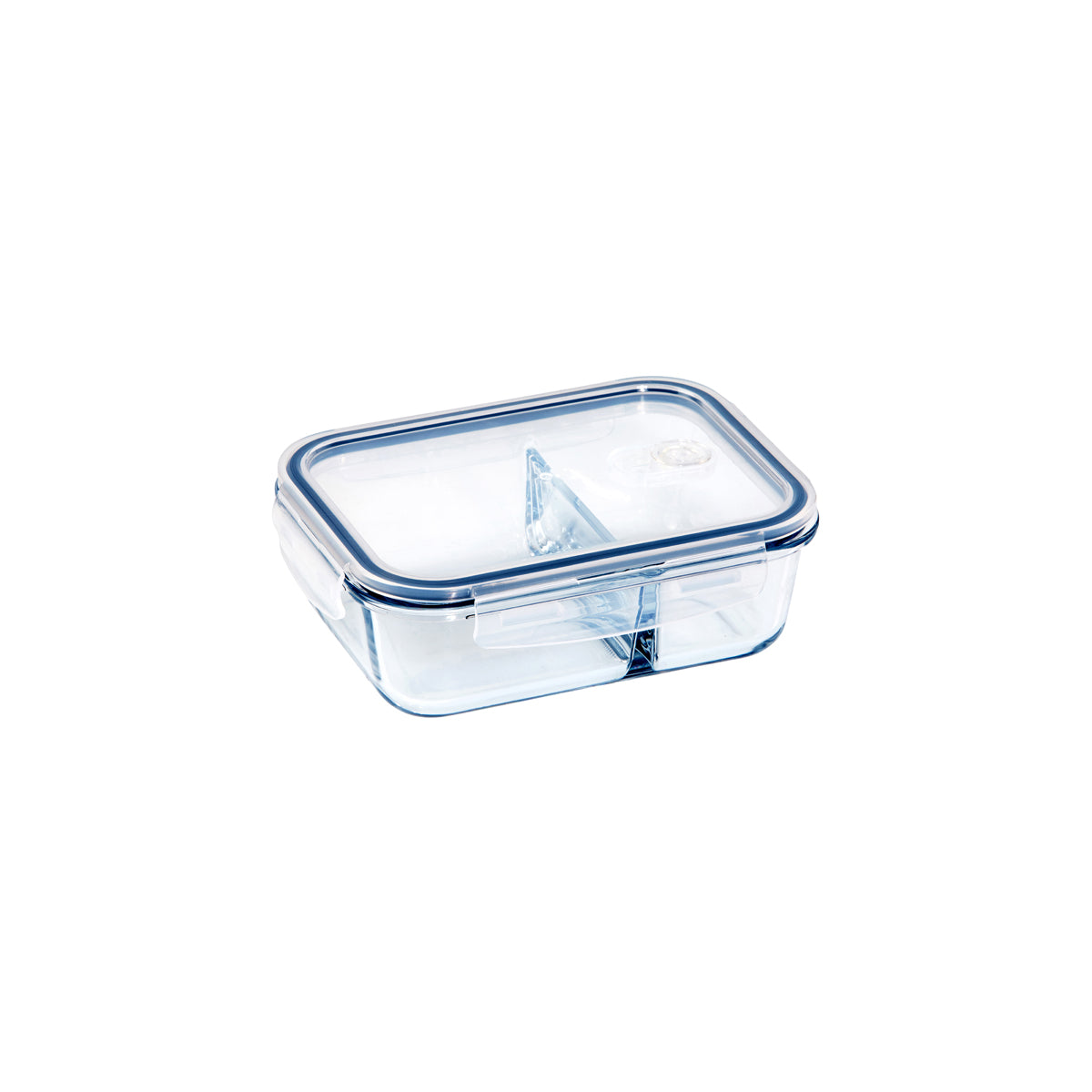 Glass Containers 2 Divider Rectangular 930ml
