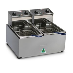 Roband Double Pan Fryer 2 x 8lt