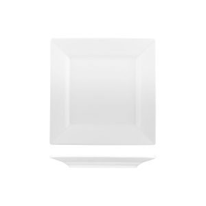 Australian Fine China Flinders Square Plate - Wide Rim