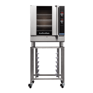 Turbofan G32D4 and SK32 Stand  - Full Size Tray Digital / Gas Convection Oven on a Stainless Steel Stand