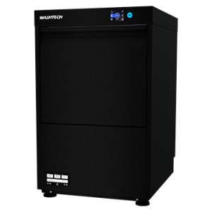 Washtech GL-B - Compact Undercounter Polish-Free Compatible Glasswasher - 450mm Rack - Black