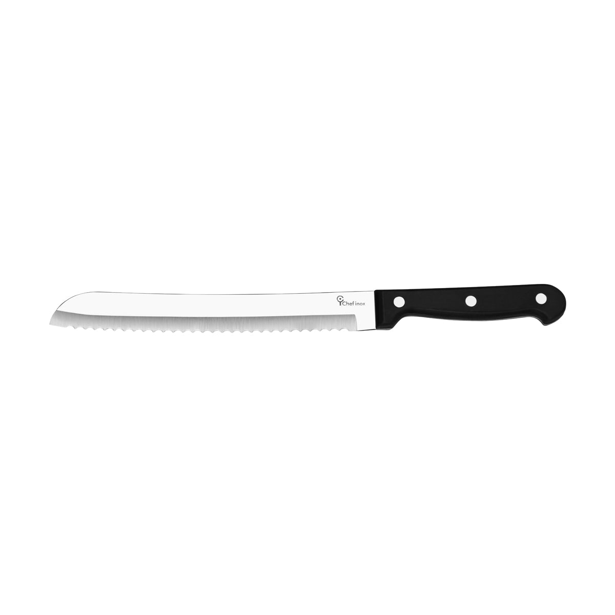 Get Set Bread Knife Black Handle 200mm
