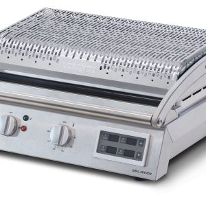 Roband Grill Station Electronic Timer, 8 slice, smooth plates, 10 Amp