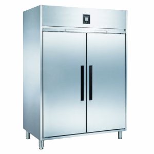 Stainless Steel Upright 2 Door Fridge