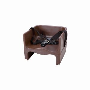 Childrens Booster Seat Coffee Polyethylene 316x311x238mm