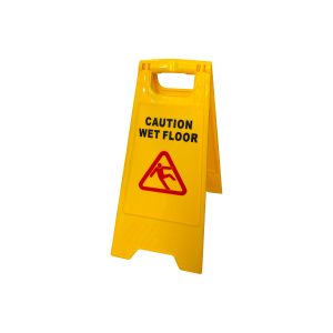 Caution Wet Floor Sign Yellow A-Frame