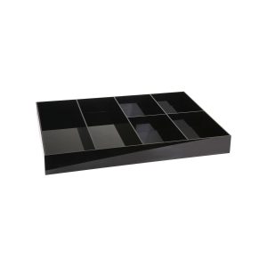 Top Divider Tray for Housekeeping Cart Black 620x480x65mm