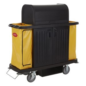 Luxury Housekeeping Cart Black 1536x554x1510mm