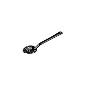 Serving Spoon Perforated Black Polycarbonate 238mm
