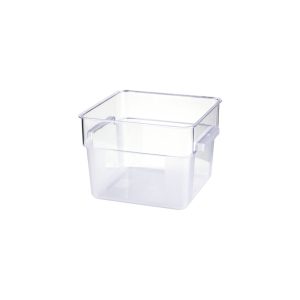 Square Food Storage Container Polycarbonate 225x225x190mm / 6.0Lt