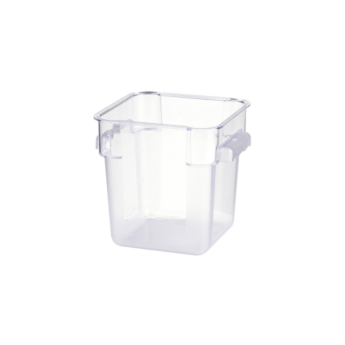Square Food Storage Container Polycarbonate 225x225x230mm / 8.0Lt