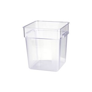 Square Food Storage Container Polycarbonate 285x285x320mm / 18.0Lt