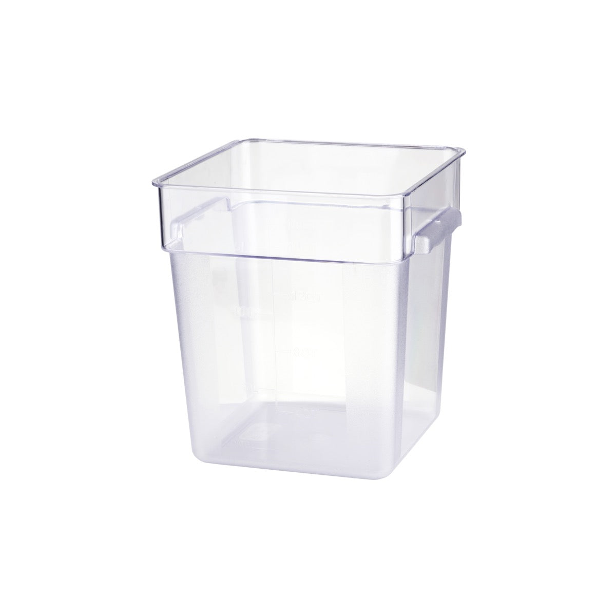 Square Food Storage Container Polycarbonate 285x285x320mm / 18.0Lt