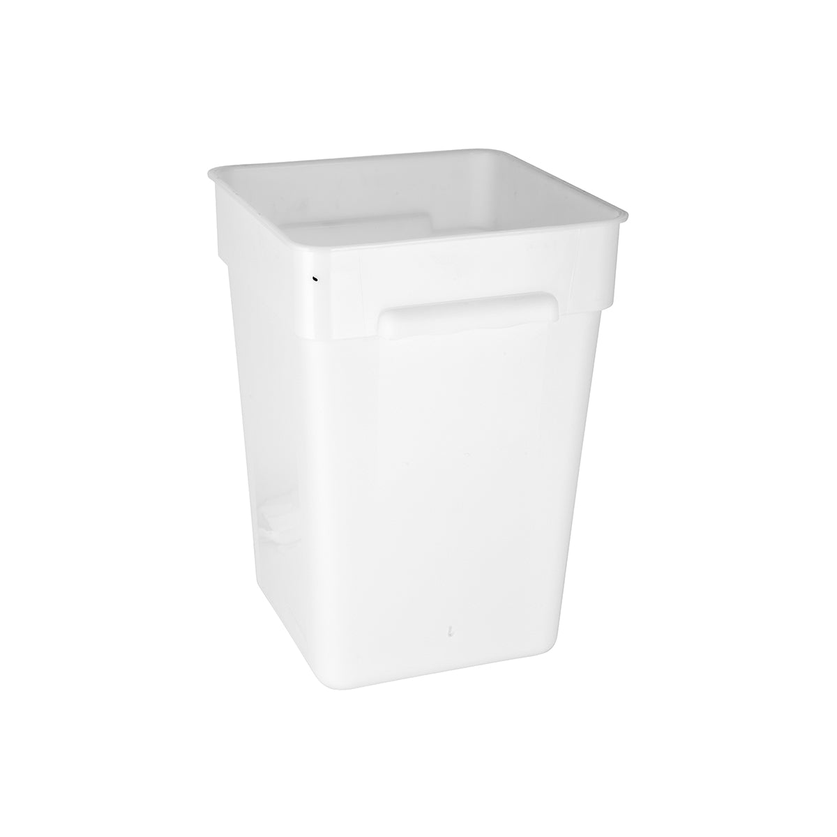 Square Food Storage Container Polypropylene White 285x285x440mm / 22.0Lt