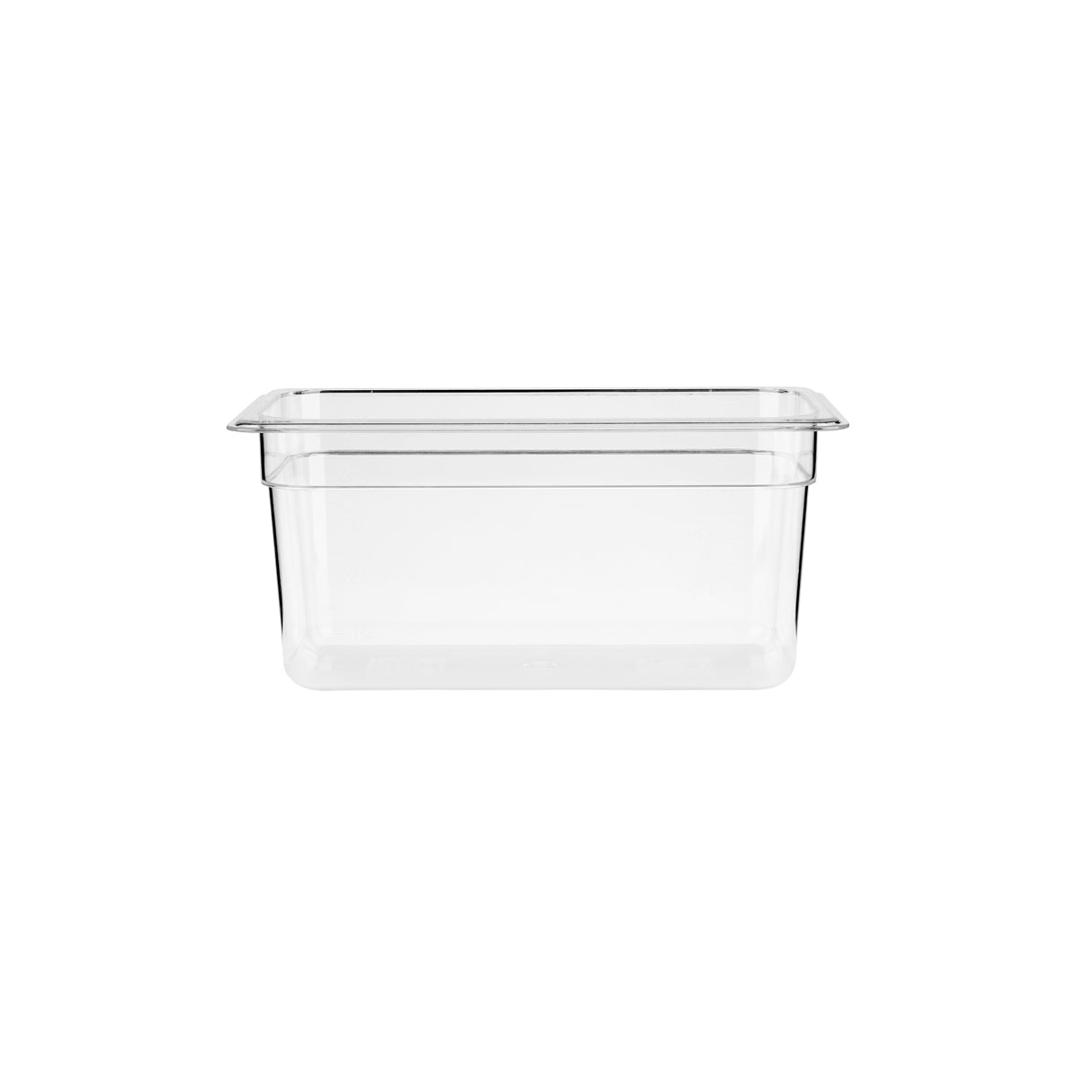 Gastronorm Pan Polycarbonate Clear 1/2 Size 150mm