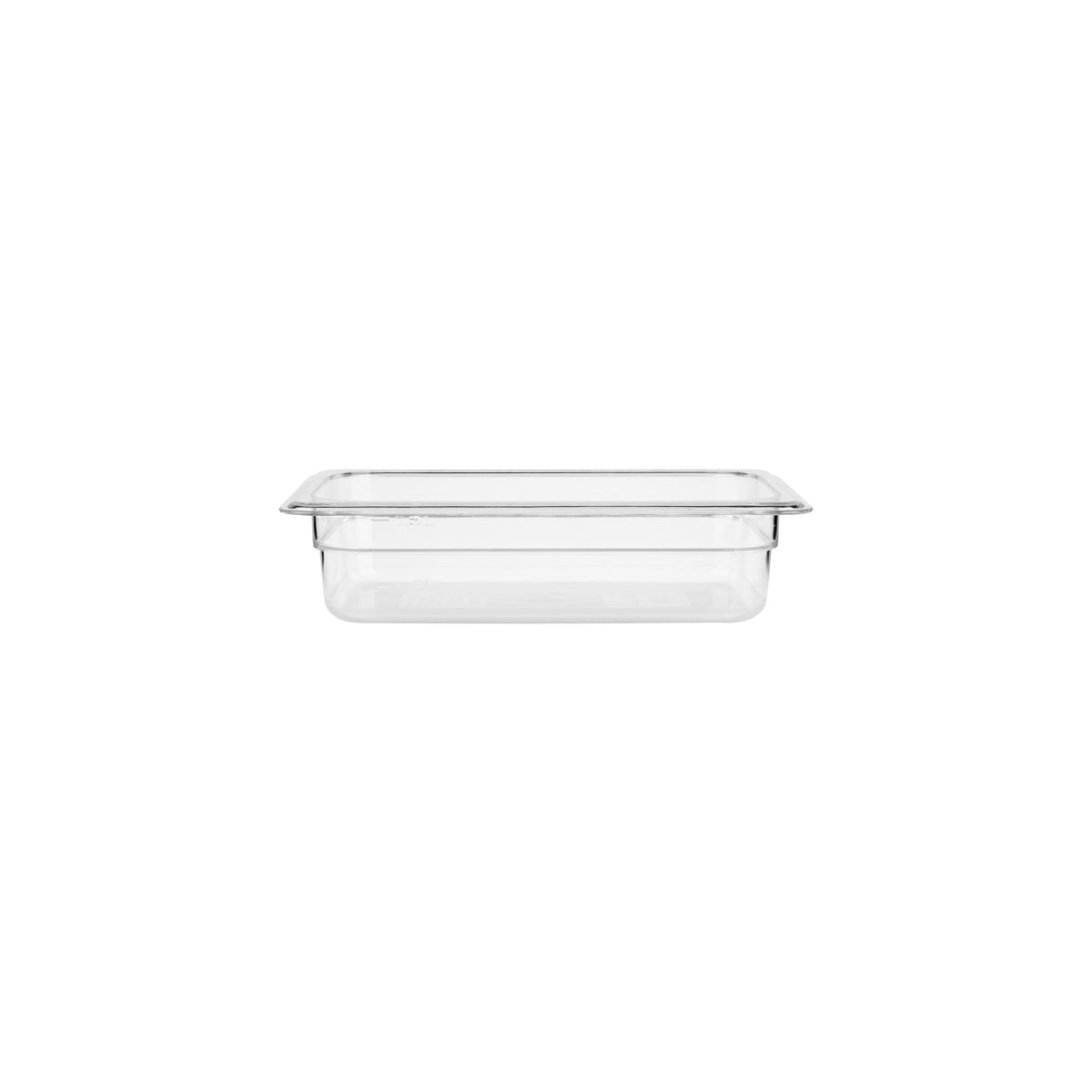Gastronorm Pan Polycarbonate Clear 1/4 Size 65mm