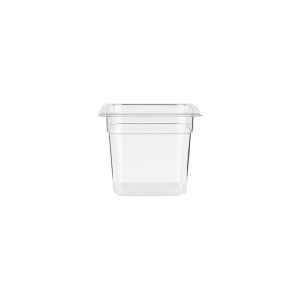 Gastronorm Pan Polycarbonate Clear 1/6 Size 150mm