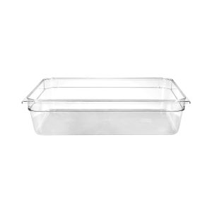 Gastronorm Pan Polycarbonate Clear 2/1 Size 200mm
