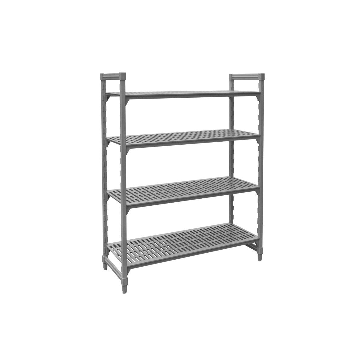 Vented Shelf Complete Unit Grey Polypropylene / Iron 910x455x1800mm