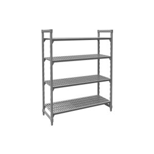 Vented Shelf Complete Unit Grey Polypropylene / Iron 1060x455x1800mm
