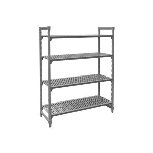 Vented Shelf Complete Unit Grey Polypropylene / Iron 1220x610x1800mm
