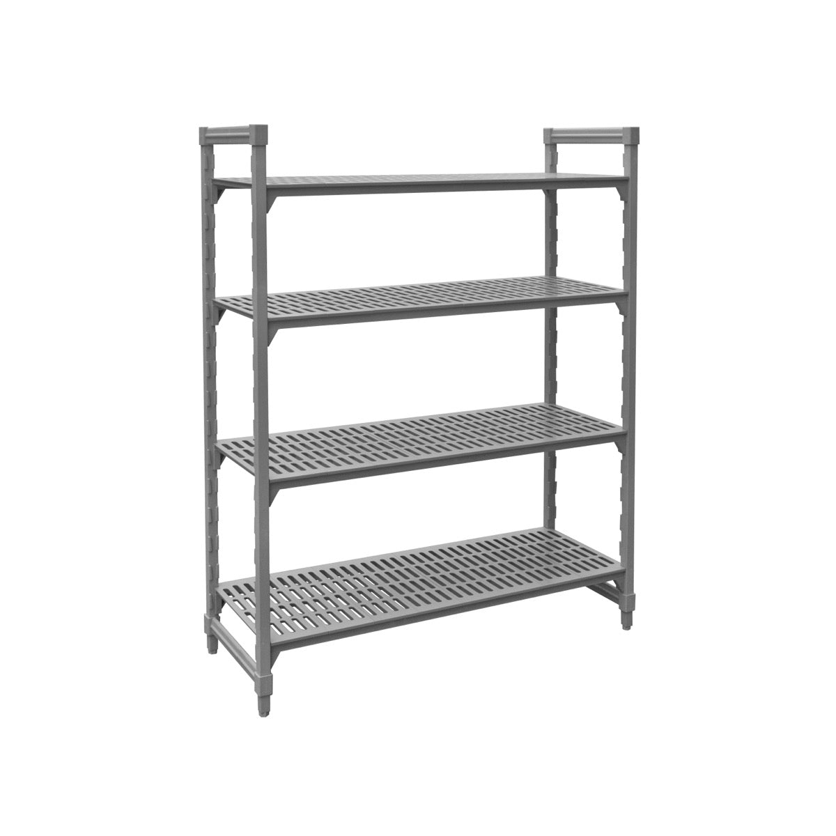 Vented Shelf Complete Unit Grey Polypropylene / Iron 1525x455x1800mm