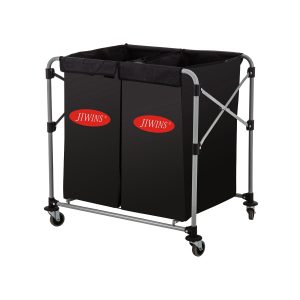 Collapsible Laundry Cart with 2 x 150Lt Vinyl Bags