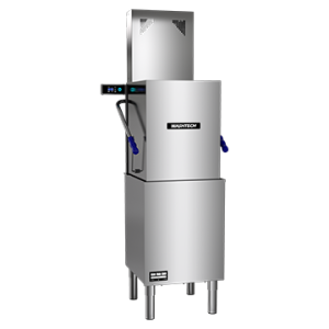 Washtech M1C - Professional Passthrough Dishwasher with Heat Condensing Unit - 450mm Rack