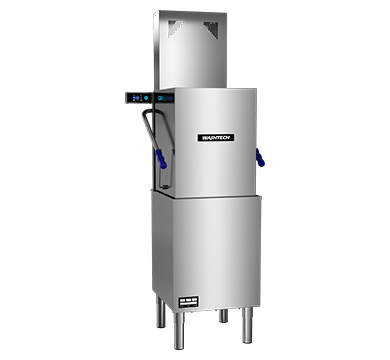 Washtech M1C - Professional Passthrough Dishwasher with Heat Condensing Unit - 450mm Rack